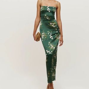 Reformation Silk Frankie Dress in Bueno